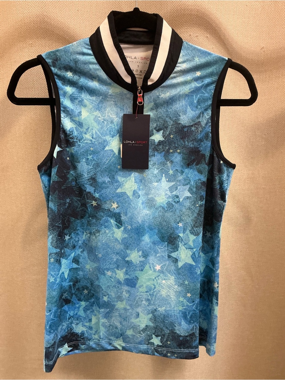 LOHLA Sport the Blueberry Stars Sleeveless Top